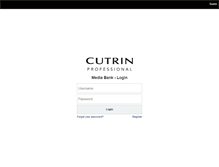 Tablet Screenshot of mediabank.cutrin.com