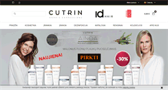 Desktop Screenshot of cutrin.lt