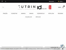 Tablet Screenshot of cutrin.lt